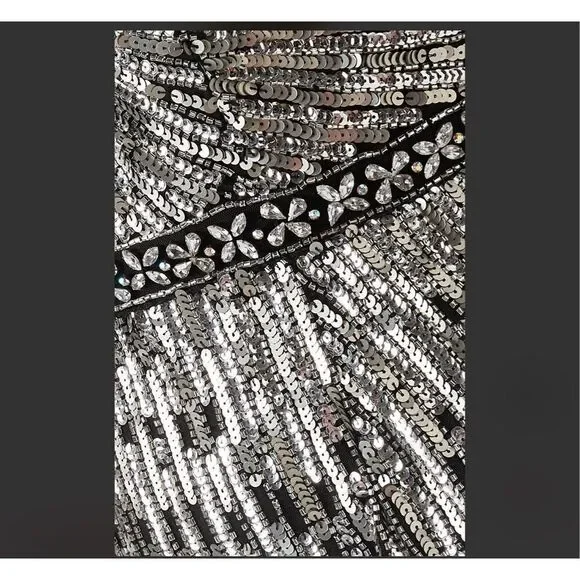 Mac Duggal 5483 - Sleeveless Sequin Evening Dress size 12 NWT
